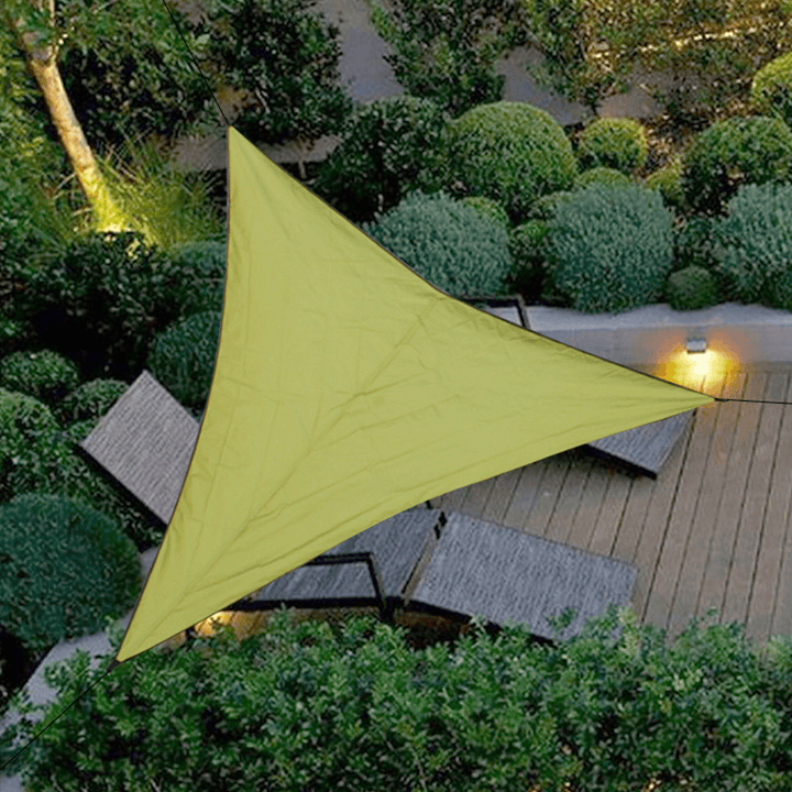 Sun Shade Sail Waterproof 420D Oxford Polyester Canopy Cover Awning Garden Yard Plant Protection