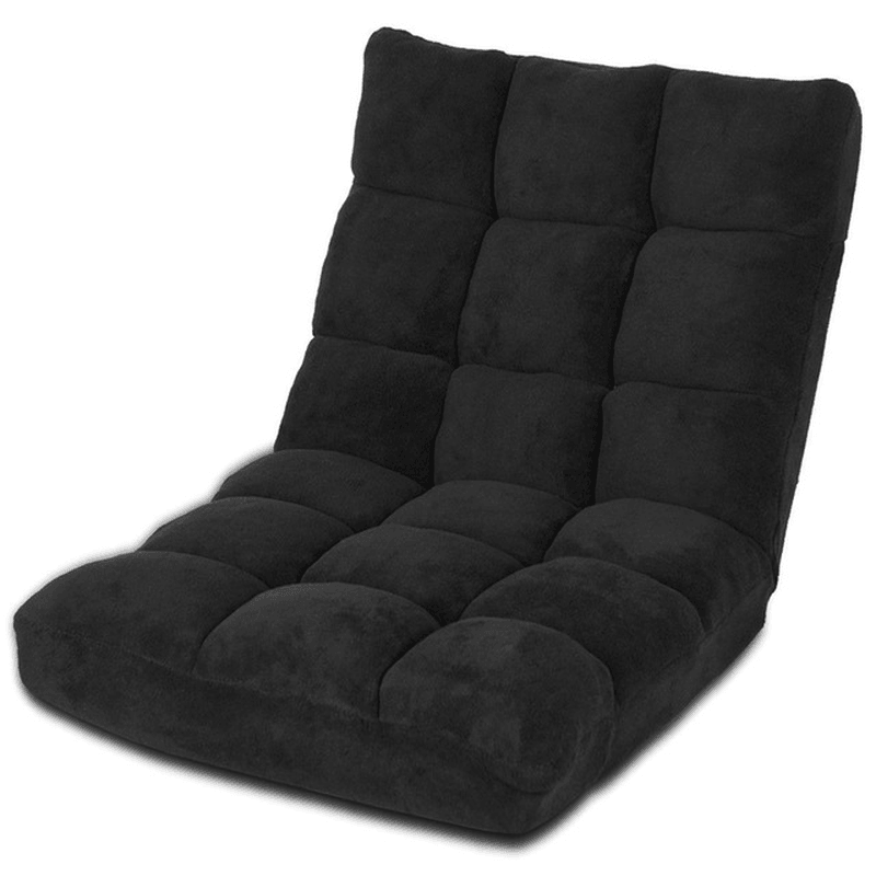 Adjustable Lazy Sofa Cushioned Floor Lounge Chair Living Room Leisure Chaise Chair