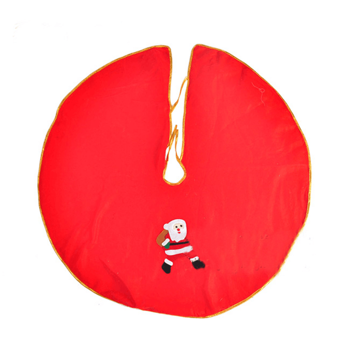 Christmas Tree Skirt Red Christmas Xmas Decoration Ornament