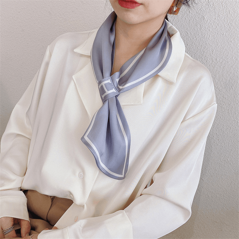 Temperament Scarf H Letter Stewardess Scarf - Unisex Fashion Accessory