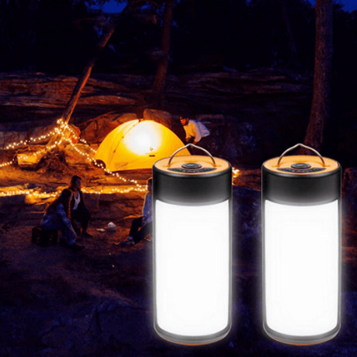 Ipree¬Æ 400LM 6000K Camping Light 5 Modes Adjustable USB Rechargeable Hanging Tent Lamp with Power Bank