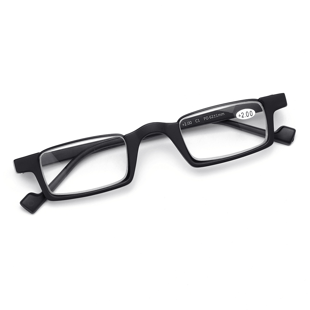 Unisex TR90 Frame HD Reading Glasses Bendable Square Glasses