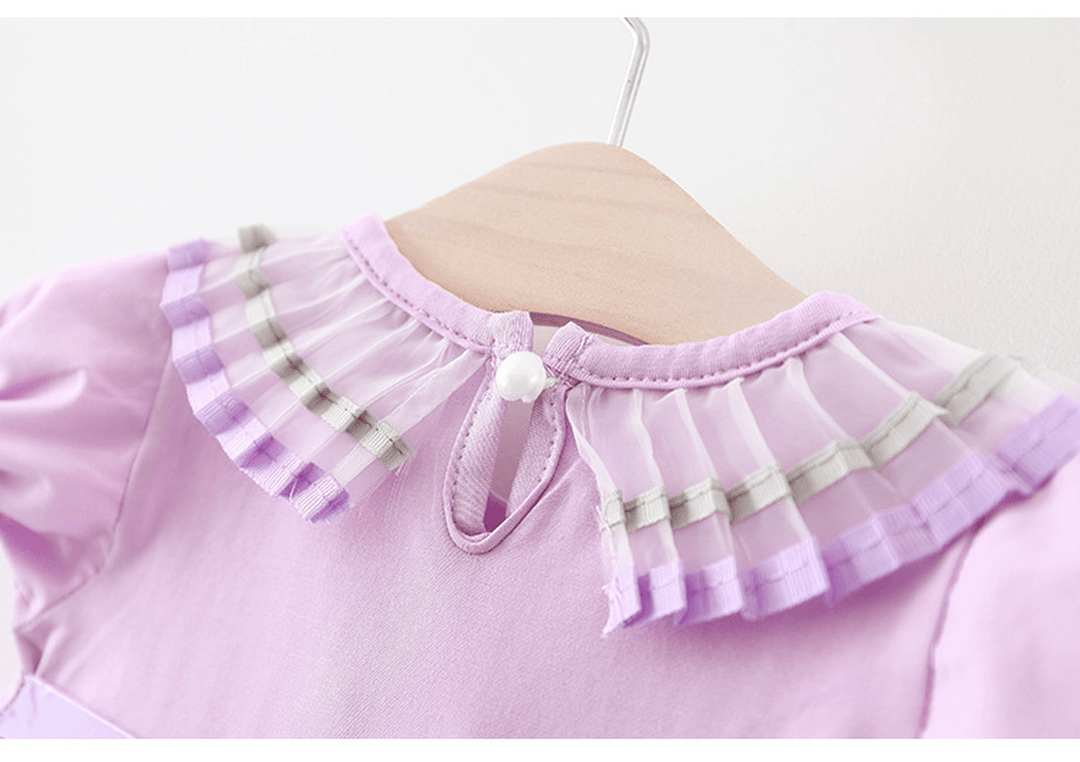 Female Baby Dress, Girls Summer Short Sleeved Princess Skirt, Infant Children'S Wear 0-1-2-3 Half Year Old 782