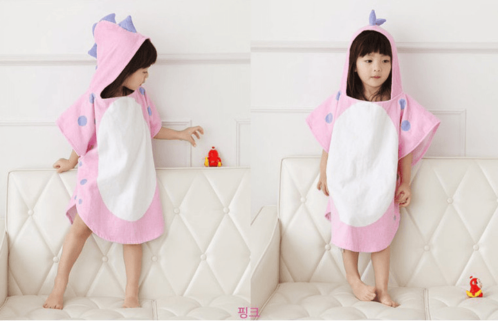 Infant Cotton Absorbent and Breathable Cartoon Bathrobe - MRSLM