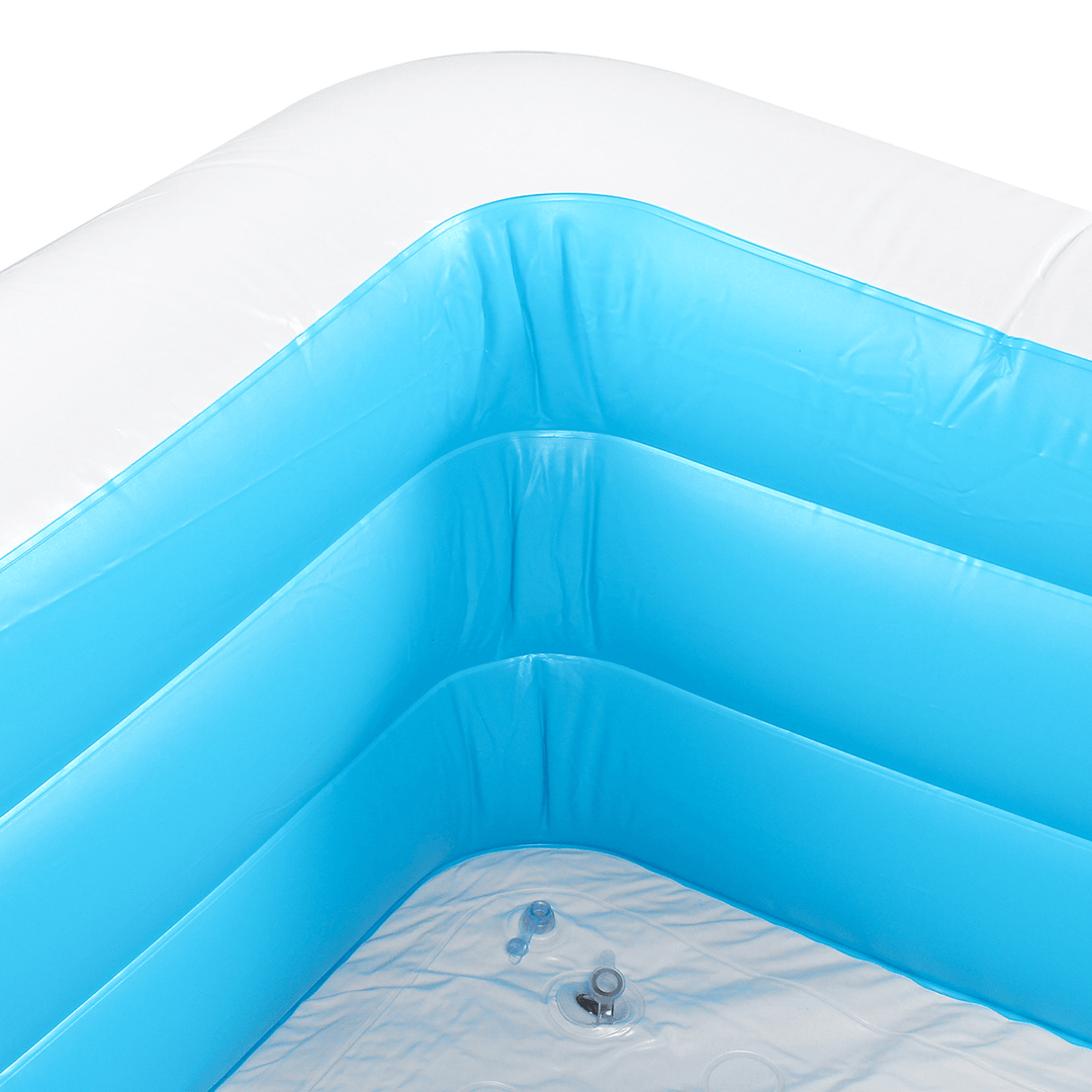 Inflatable Swimming Pool Family Childrens Kids Baby Large Water Rectangular