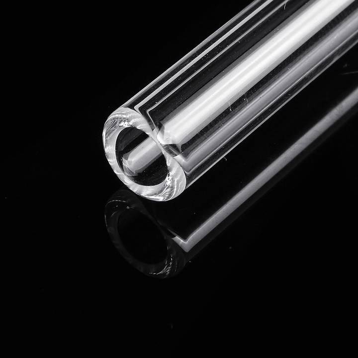 4Pcs 100Mm OD 7Mm 1.5Mm Thick Wall Borosilicate Glass Blowing Tube Laboratory