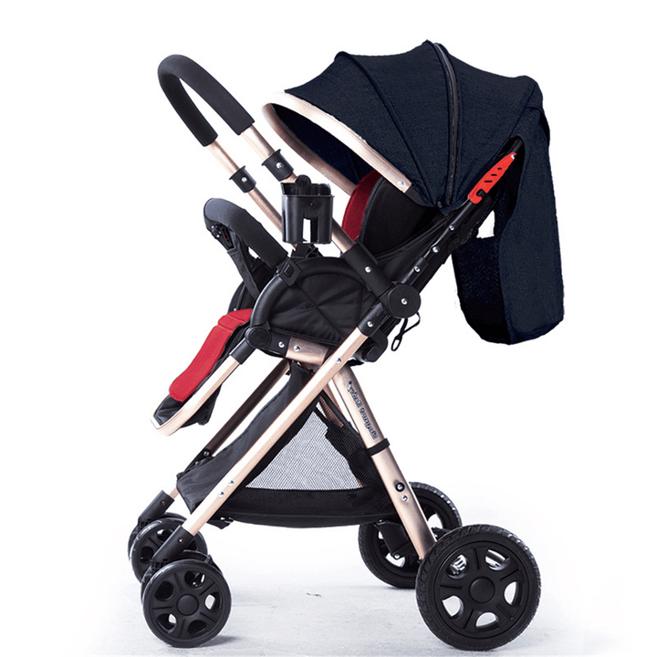 Folding Lightweight Baby Stroller Cart Sit Lie Two-Way Kids Stroller Car Travel Pushchair