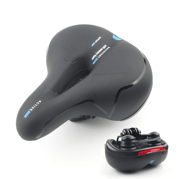 Widen Comfortable Bicycle Seat Soft Bike Saddle with Shock Absorber Ball Mountain Bike Seat Accessories