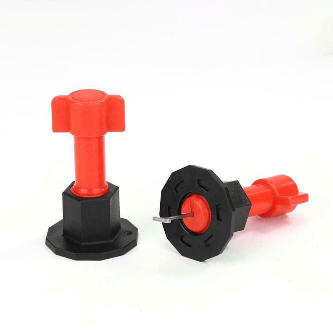 76PCS Tile Leveler Flooring Wall Leveling System Locator Spacer Balance Hand Tool