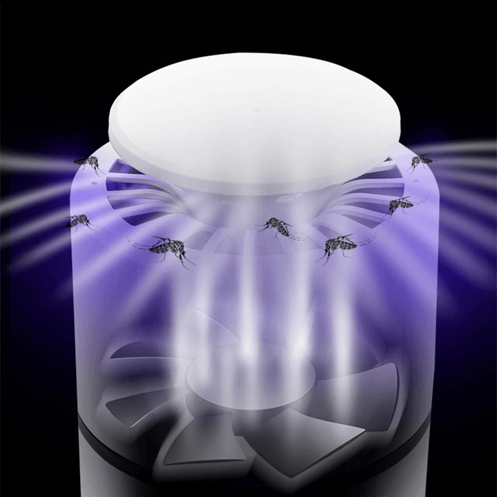 Electric Mosquito Killer Lamp LED Insect Repellent Killer Trap USB Rechargeable Camping Travel Home