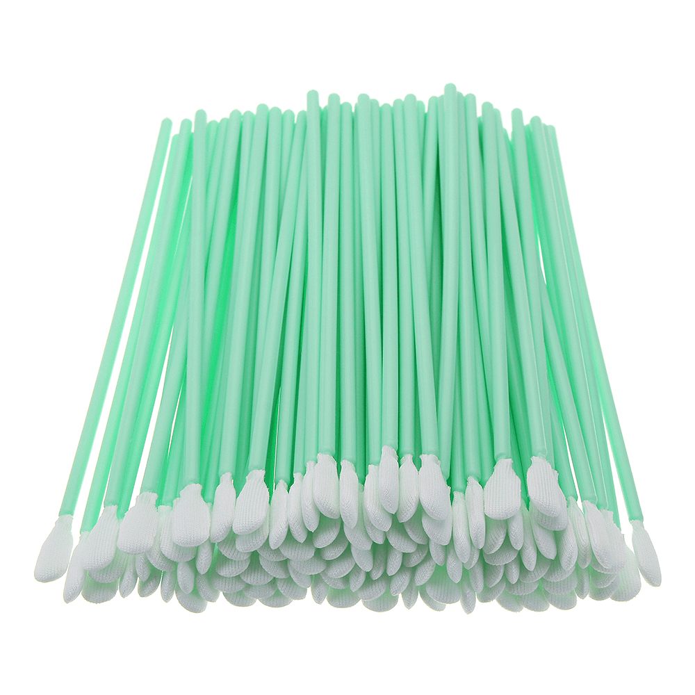 100Pcs Foam Cleaning Swabs Industrial Dust-Free Cotton Swab Sponge Stick Dustproof Rods