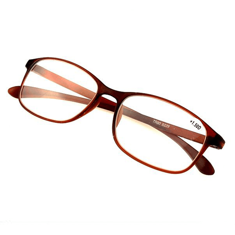 Men Women TR90 Flexible Reading Glasses Ultra-Light Pressure Reduce Eyeglass