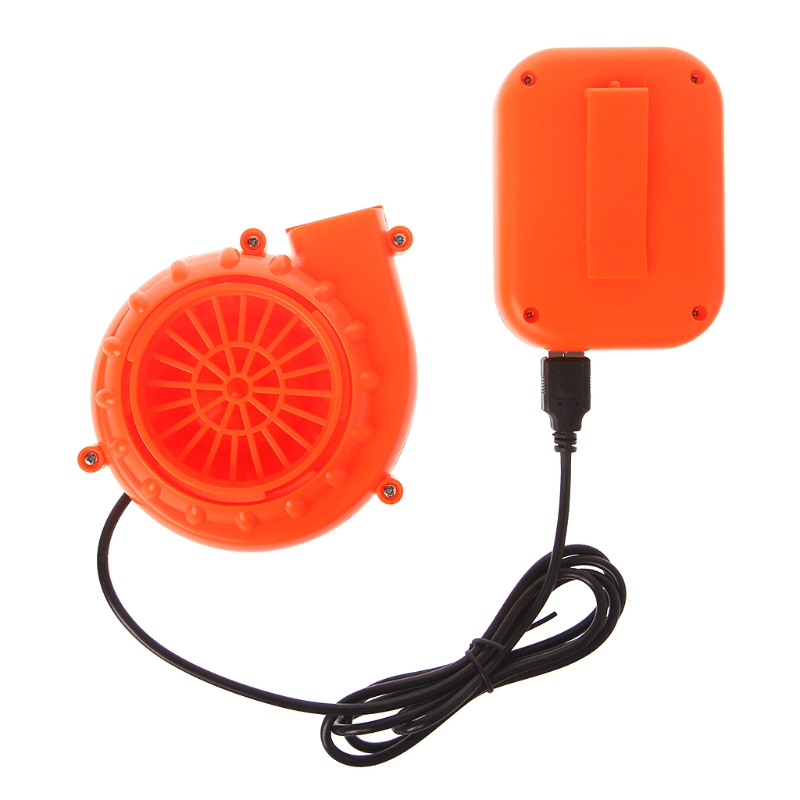 Inflatable Clothing Accessories Mini Low Noise Blower Battery Box USB Interface