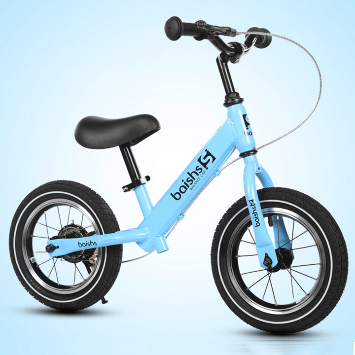 BAISHS No Pedal Kids Bike with Hand Brake for Beginner Rider Training Toddler Balance Bike Adjustable Seat Walker Scoot Bicycle Children Mountain Bike for Ages 3-7 - MRSLM