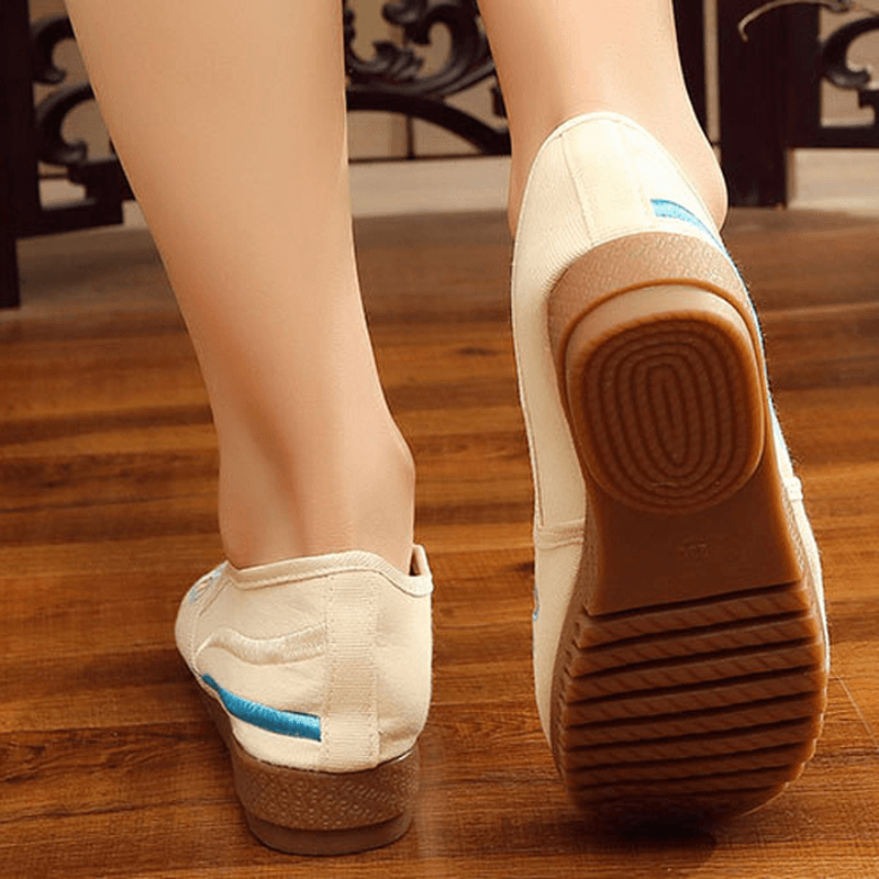 Women Loafers Flower Slip on Comfy Flat Casual Shoes