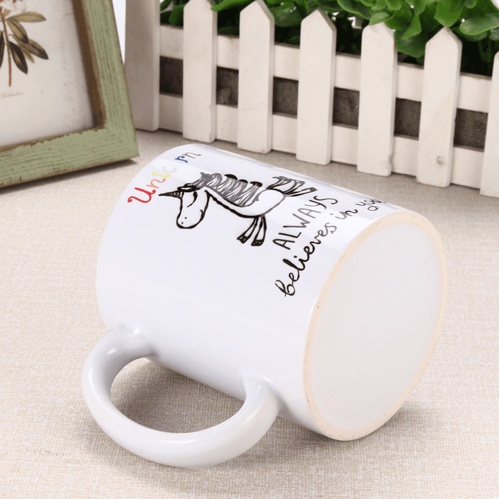 350Ml Funny Novelty Unicorn Ceramic Coffee Mug Always Believes in You Home Office Cup