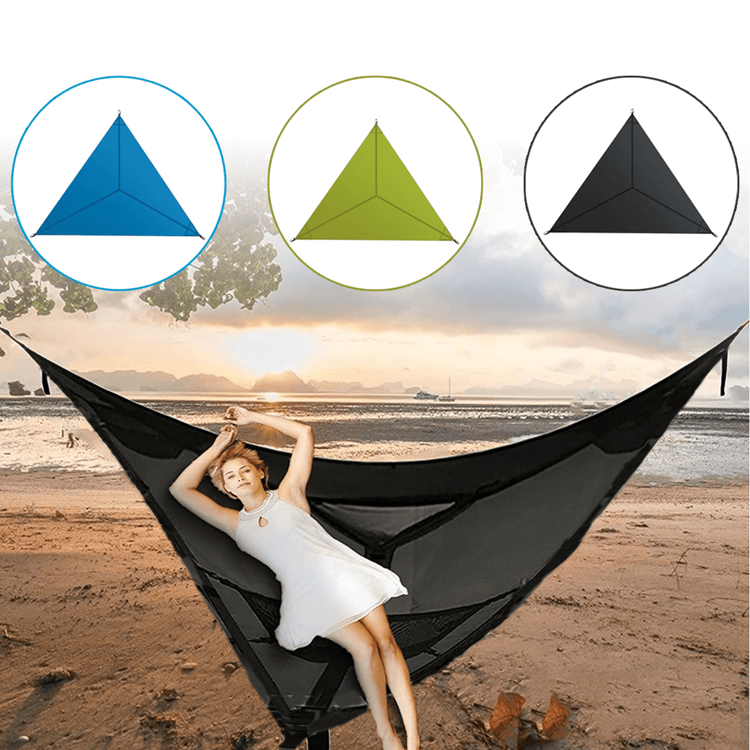 Multi-Functional Hammock 3 Point Design Portable Hammock Outdoor Camping Swings Hanging Chair