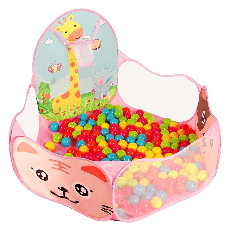 120X120Cmx76Cm Foldable Kid Children Baby Ocean Ball Pit Pool Outdoor Indoor Play Toys Tent with Basket