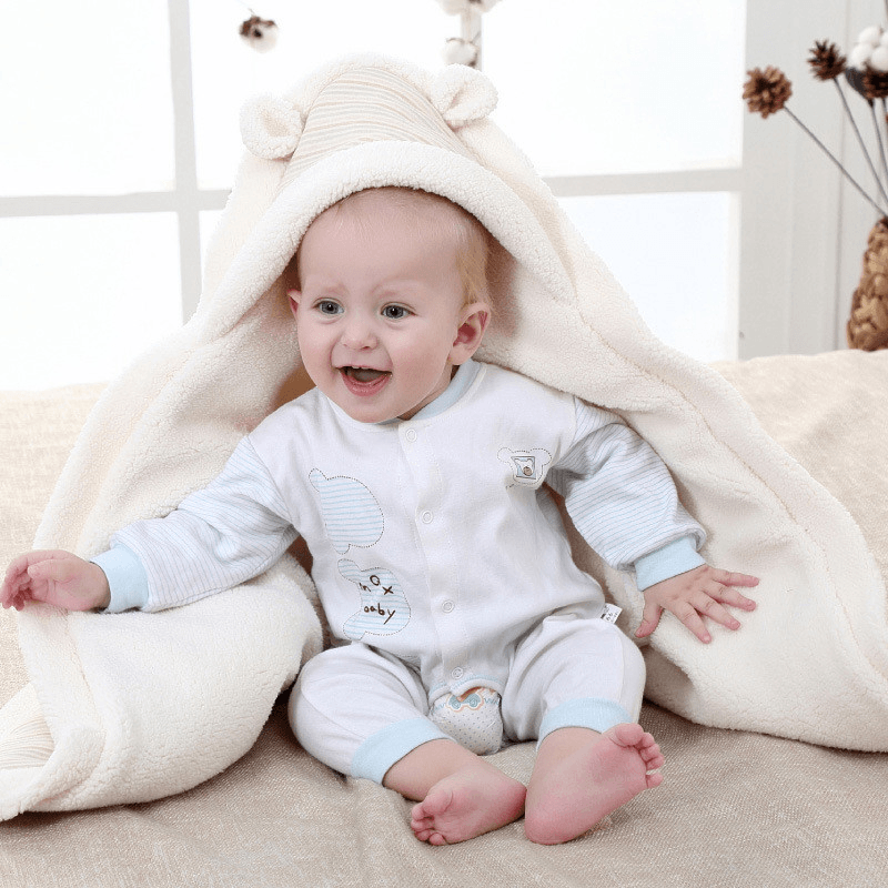 Newborn Lambskin Warm Blanket