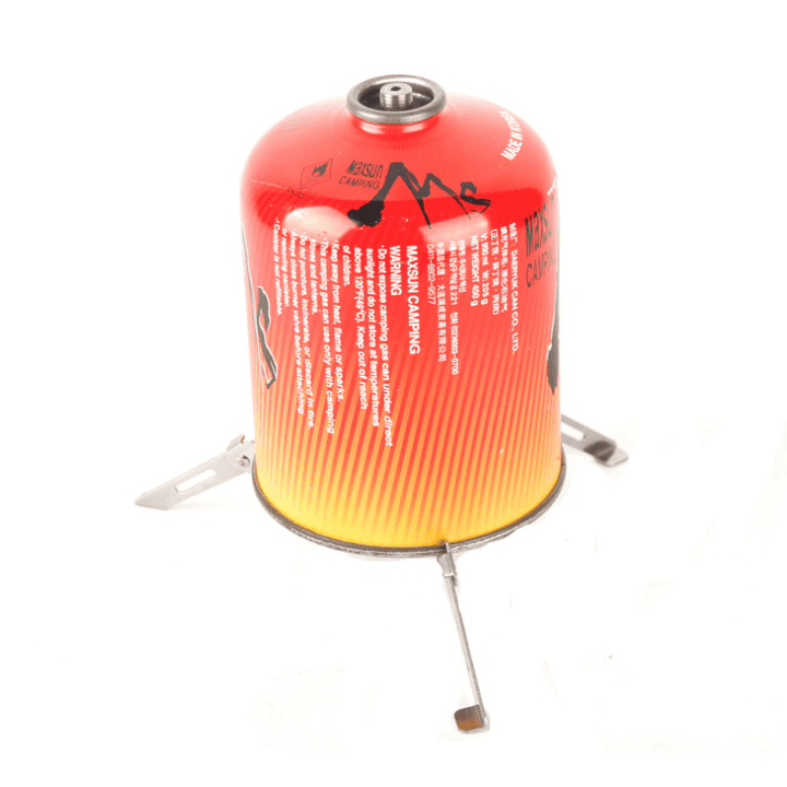 APG Gas Tank Holder Outdoor Camping Tank Bracket Stainless Steel Folding Stand Cooking Gas Bottle Tripod