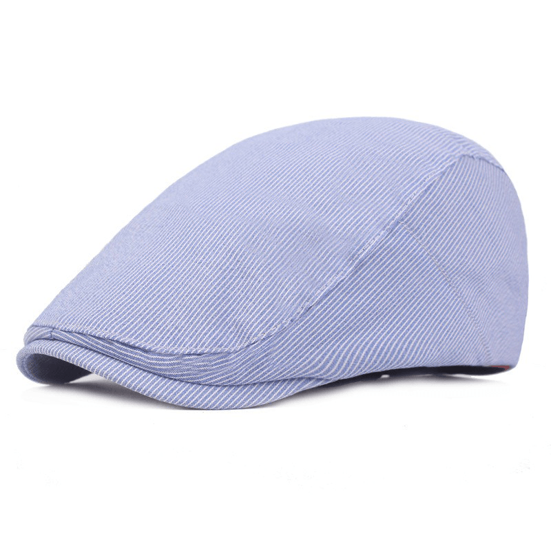 Men Cotton Double-Sided Adjustable Painter Beret Hat