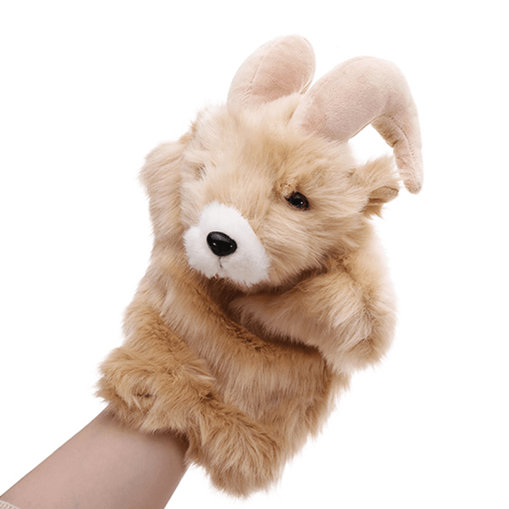 27CM Stuffed Toy Antelope Fairy Tale Hand Puppet Classic Children Figure Toys Plush Aniaml - MRSLM