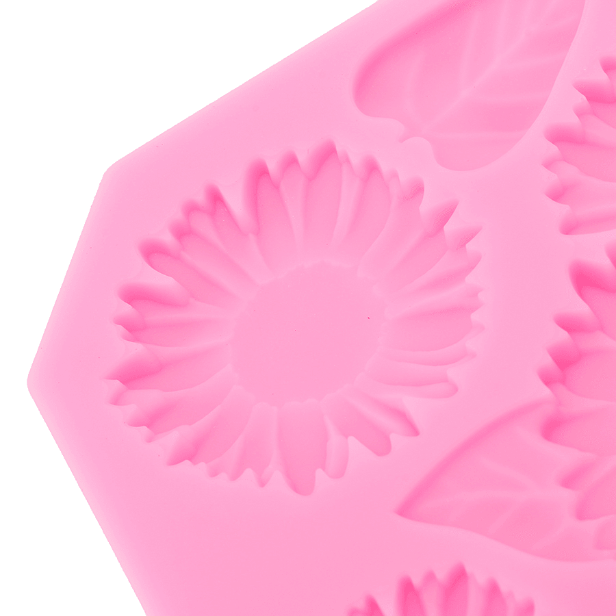 Food Grade Silicone Cake Mold DIY Chocalate Cookies Ice Tray Baking Tool Flowers and Leaves Shape