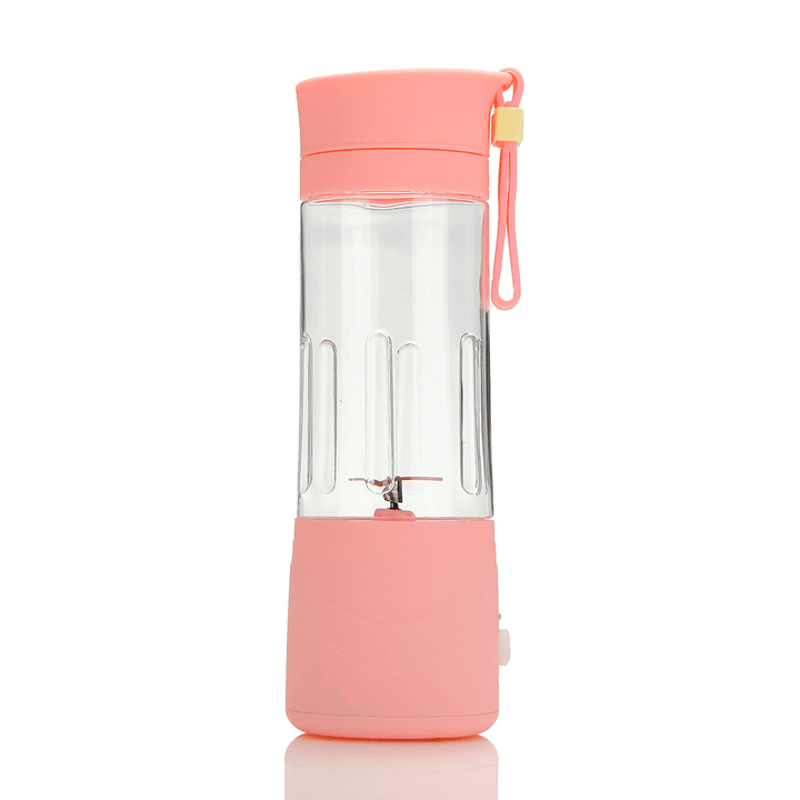 3.6V Portable Blender Smoothie Juicer Cup 14Oz Fruit Mixing Machine with 2000Mah USB Rechargeable Blender for Home