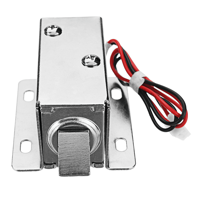 12V DC 0.65A Electric Lock Assembly Solenoid Cabinet Drawer Door Lock Tongue Latch