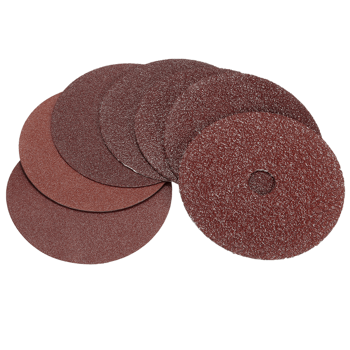 50X 4'' 100Mm Fibre Sanding Grinding Disc Sandpaper 24-120Grit for Angle Grinder