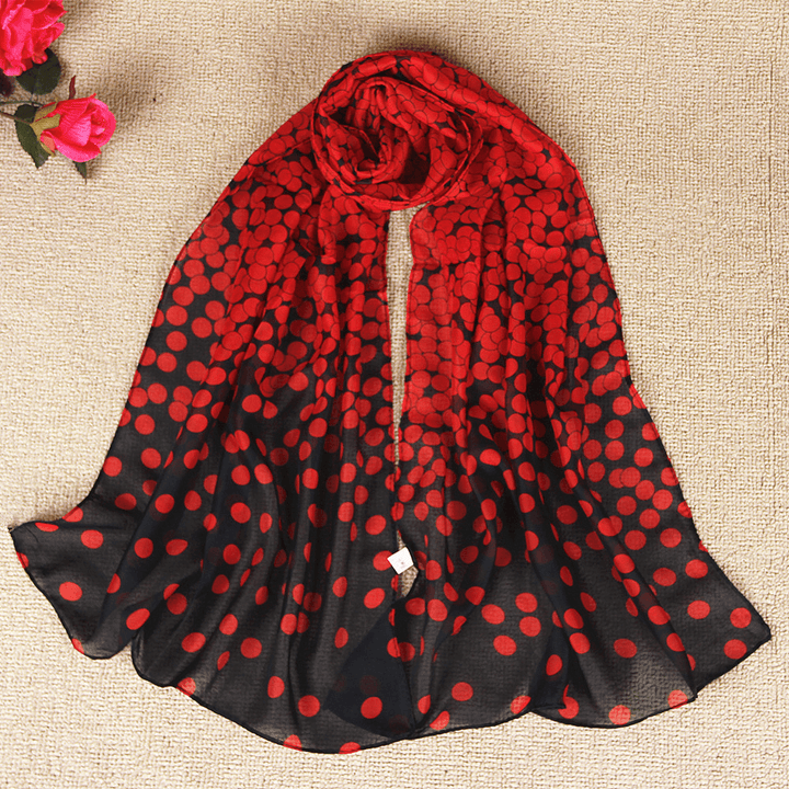 Ladies Chiffon Scarf Water Freezing Point