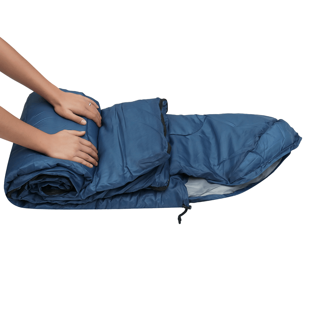 10X75Cm Waterproof Camping Envelope Sleeping Bag Outdoor Hiking Backpacking Sleeping Bag with Compression Sack Case