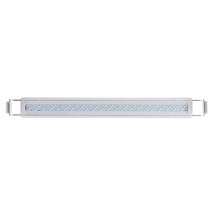 16W LED Fish Tank Light 60CM Aquarium Bracket Clip Light Aquarium Lighting Extendable Aquatic Plant Light for 60-80Cm Fish Tank