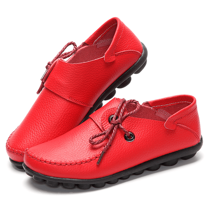 Women Soft Comfortable Leather Flats US Size 5-12