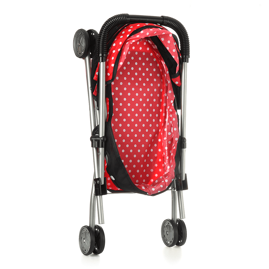 Baby Doll Stroller Folding Doll Trolley Children Walker Toys