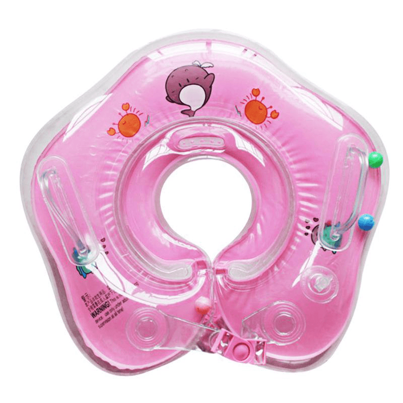 Swimming Baby Accessories Neck Ring Tube Safety Infant Float Circle for Bathing Inflatable Flamingo Inflatable Water