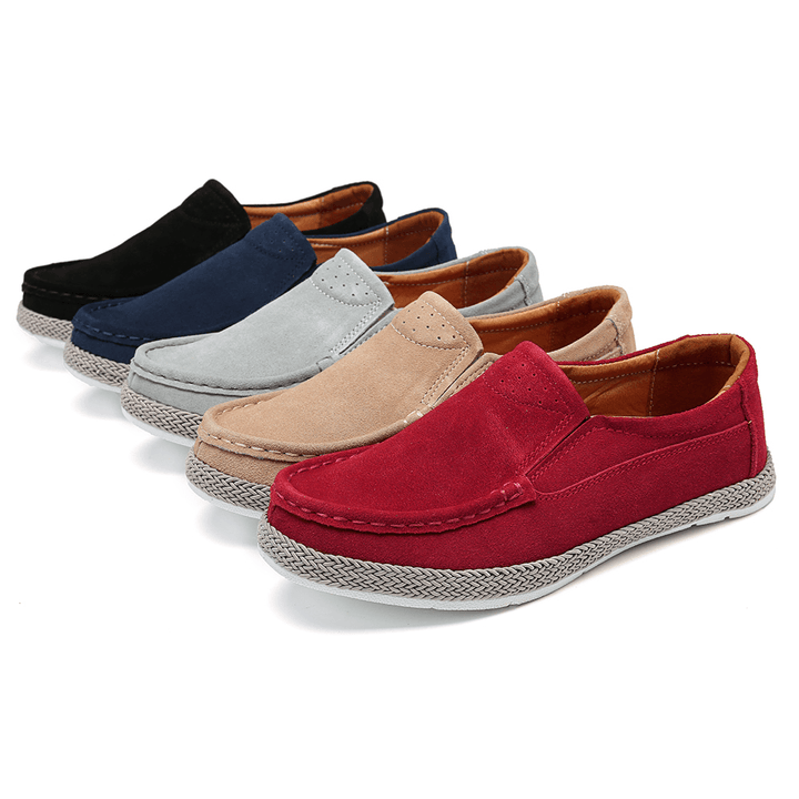 Women Comfy Wearable Solid Color Casual Slip on Flats