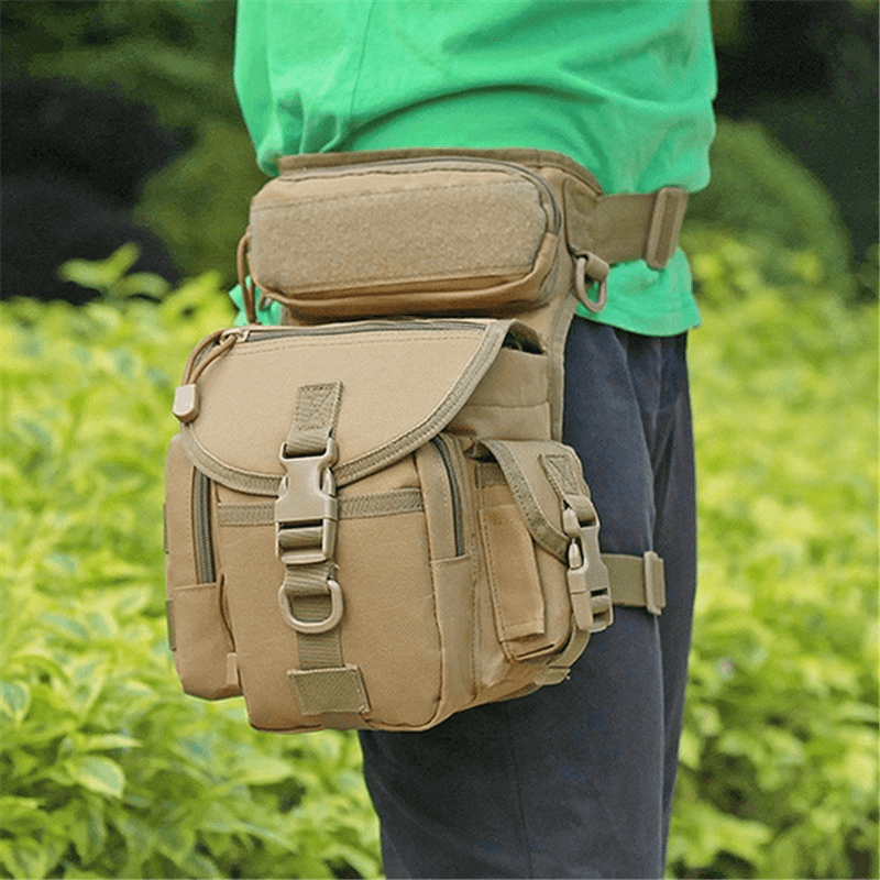 600D Oxford Leg Bag Fishing Waist Bag Multifunction Tactical Storage Bag