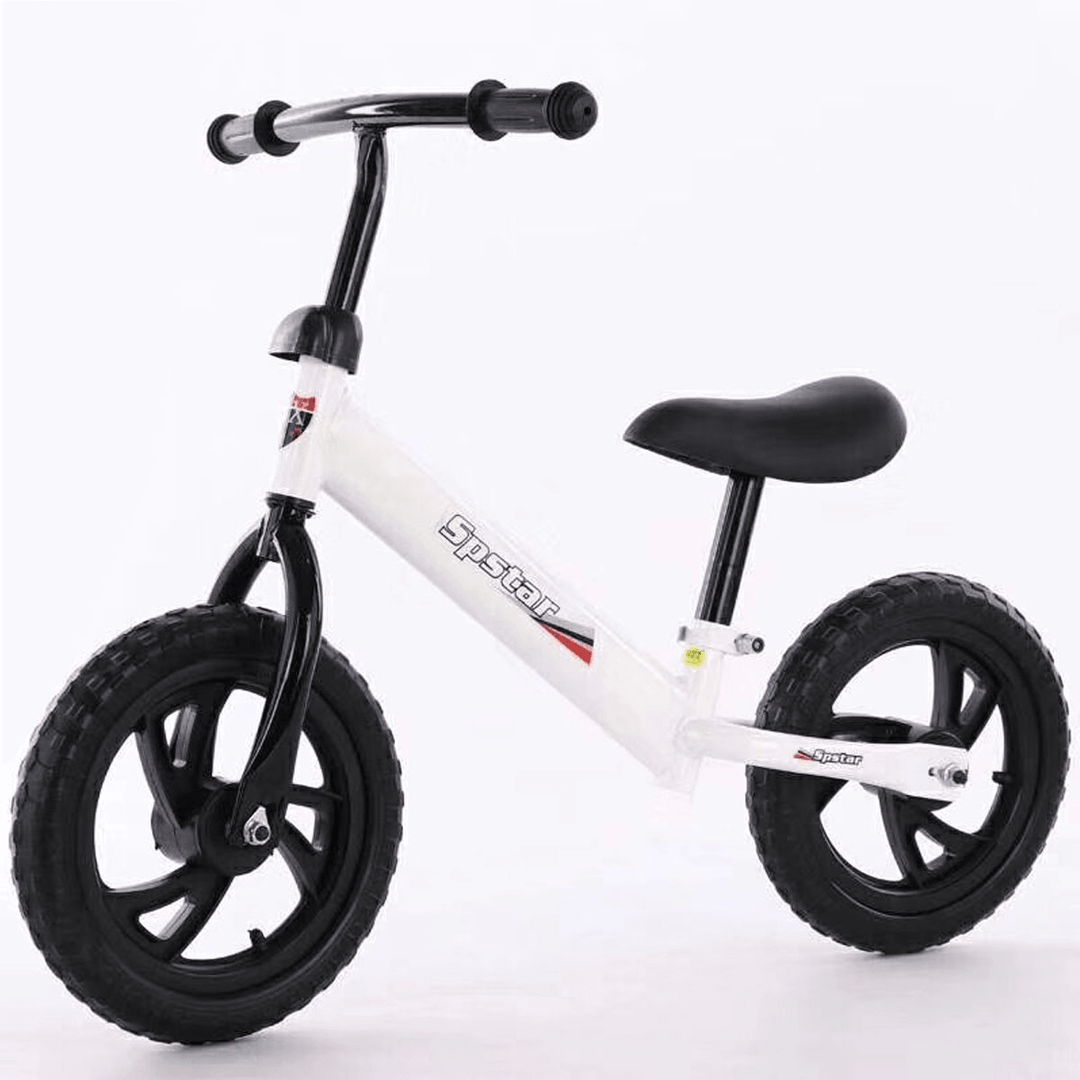 2 Wheels No Pedal Toddler Balance Bike Kids Training Walker Bmx Bike Adjustable Height 89-129Cm for 2-6 Years Old Boys&Girls