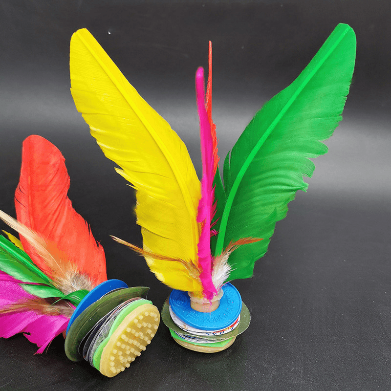 Elementary School Children'S Shuttlecock Sports Feather Key Kick Resistant Game Dedicated Adult Fitness