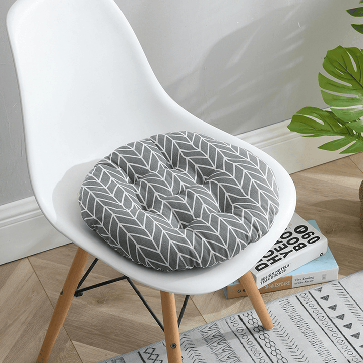 45*45Cm round Chair Seat Back Cushions Pad Sofa Pillow Home Office Decorations