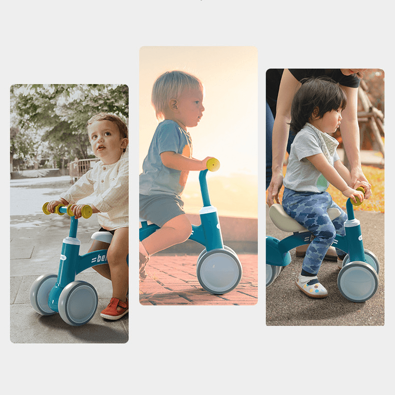 Beiens Kids Toys Balance Bike Walker Baby Ride on Tricycle Toy for Learning Walk Scooter Toddler Outdoor Game Gift 1-3 Years Old