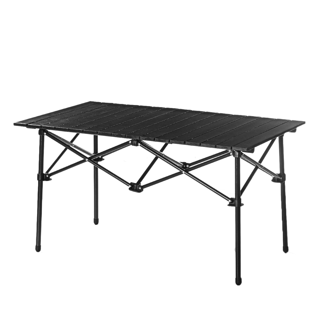 37X21.7X19.7 Inch Aluminium Aolly Folding Portable Picnictable Outdoor Camping BBQ Party with Net Bag