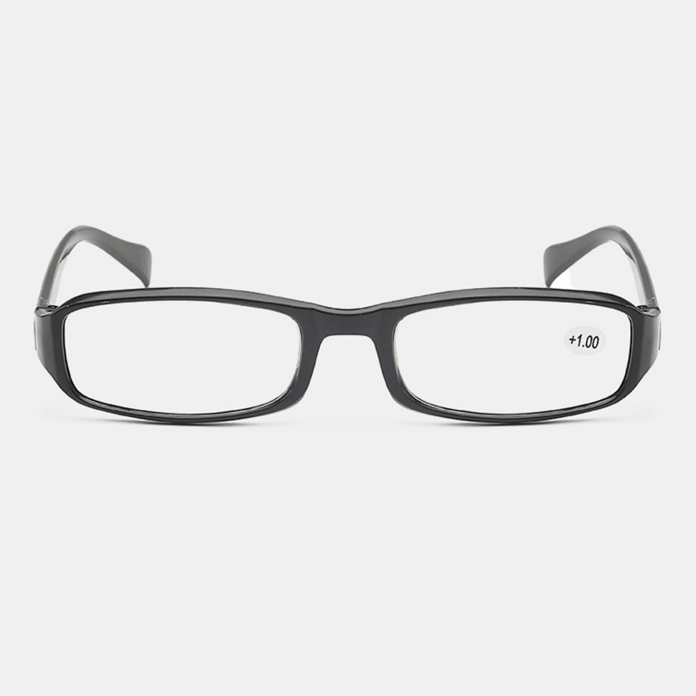 Unisex Full Frame Resin Len Reading Glasses Portable Comfy High-Definition Presbyopia Glasses