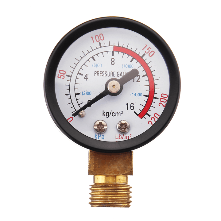 DN20 3/4" Adjustable Brass Water Pressure Regulator Reducer with Gauge Meter