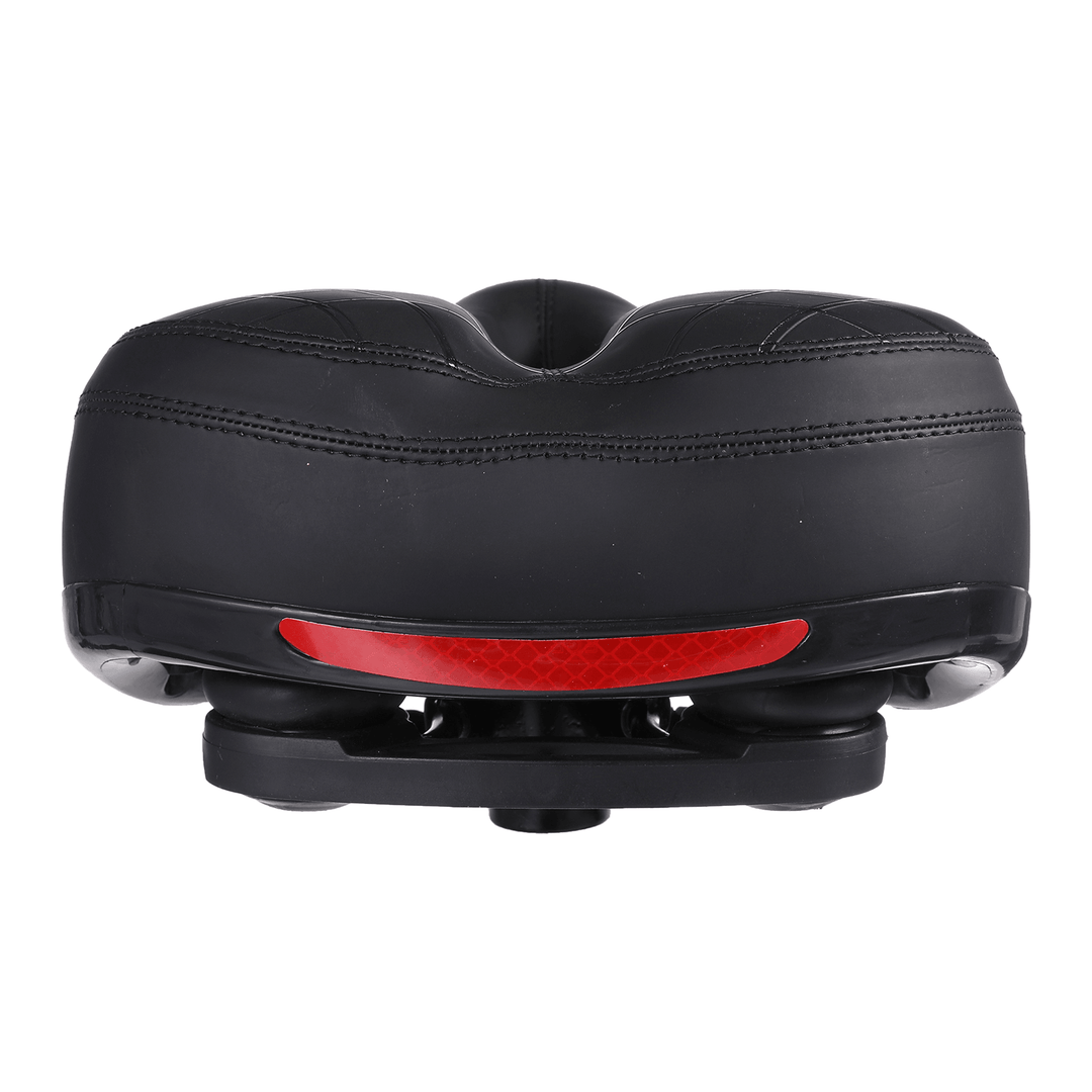 Bike Seat Cushion Oversized Comfortable Universal Shock Absorbing Bicycle Saddle with Wrench Protection Cover