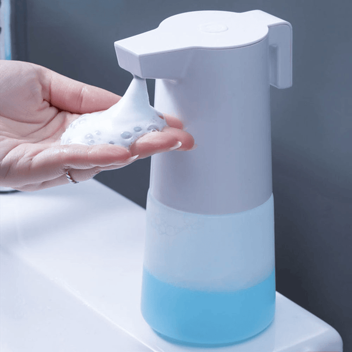 RUIZHI S-08 300Ml Automatic Infrared Induction Sensor Foaming Soap Dispenser Wall Mounted USB Charging 3 Mode Adjustable Hand Washer Sterilizer for Family Daily Sterilization