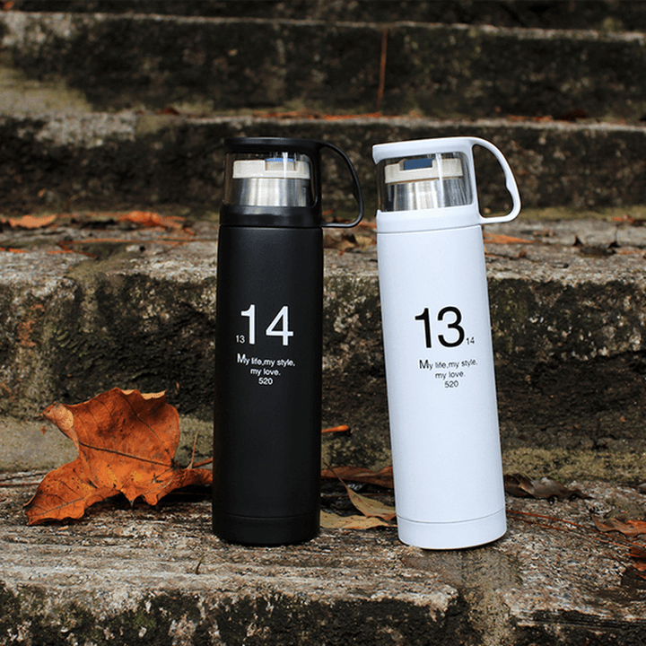 1314 Lovers Cup Stainless Steel Vacuum Flask Thermos Cup Portable Travel Mug