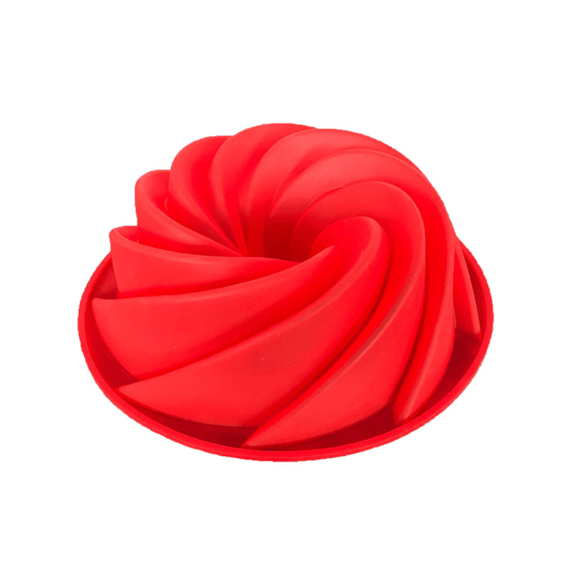 Big Swirl Shape Silicone Butter Cake Mould Baking Mold Form Tools for Cake Mold Baking Dish Bakeware