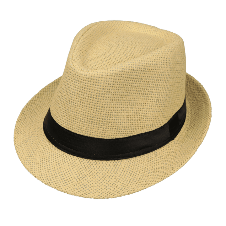 Monofilament Straw Hat Solid Color Parent-Child